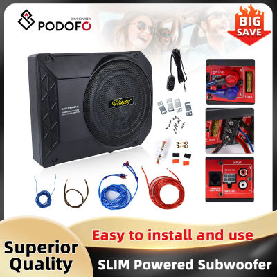 Podofo Subwoofer Delgado de 800W para Debajo del Asiento del Auto, 20Hz-150Hz, Altavoz Estéreo para Auto, Bajos Automotrices, Audio para Auto, Música Estéreo para Auto, Camión y Hogar Universal