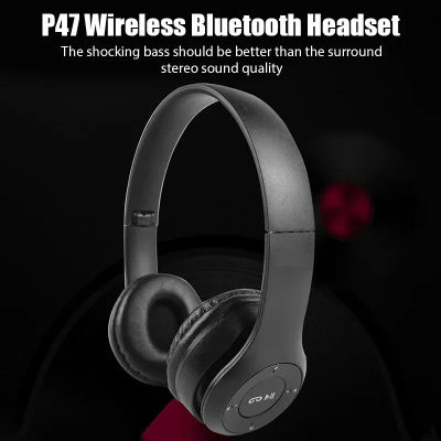 Audífonos Inalámbricos Bluetooth Fone, HIFI Estéreo, Plegables, Modelo P47, con Micrófono, Compatibles con Tarjeta SD para iPhone, Regalo para Niños