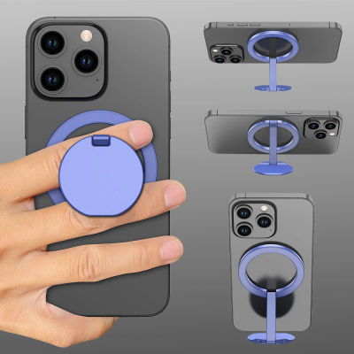 Soporte magnético para tableta, 3 secciones, anillo sencillo, teléfono, teléfono, Popsocket Magsafe, soporte para Ipad, succión de silicona de doble cara
