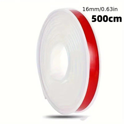 Banda de Borde Flexible en Forma de U de 5 Metros, Autoadhesiva, Protector de Bordes para Madera, Reparación de Muebles, Restauración de Esquinas