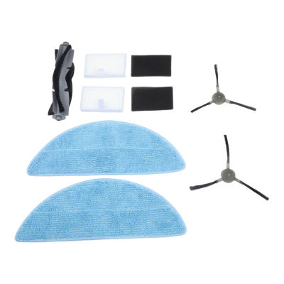 Kit de accesorios para robot aspirador Cecotec Conga Y70, incluye cepillos de borde con rodillo principal, filtros HEPA y almohadillas de limpieza