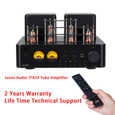 Juson Audio JTA50 Amplificador de tubo híbrido estéreo integrado BT5.0 USB RCA Opt Phono Receptor de audio RMS130W