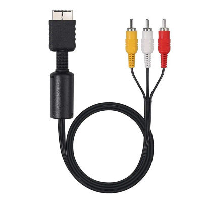 Cable AV para PS3, PS2, PS1, consola PlayStation, Cable de extensión de Audio y vídeo, reproductor de juegos a Monitor LCD, adaptador convertidor de Cable RCA de TV