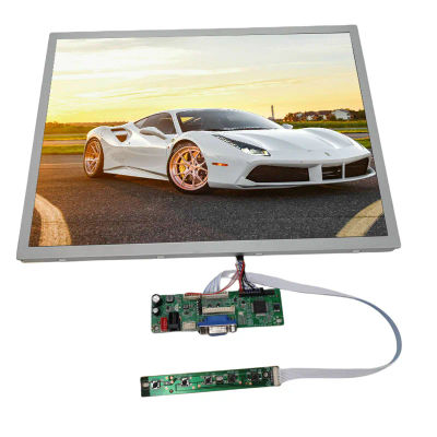 Kit de Módulo de Pantalla con Controlador de Monitor de 15 Pulgadas, 1024X768 IPS, Módulo LCD de 15', para Automóvil, Raspberry Pi3, Android, Módulo de Pantalla Industrial