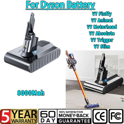Batería de repuesto de 8000mAh para Dyson 21,6 V V7 SV11 para Dyson V7/SV11 Motorhead Pro batería de herramienta de aspiradora
