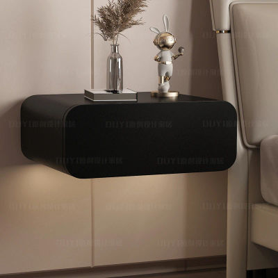 Mesitas de noche flotantes creativas, mesita de noche minimalista moderna, muebles de dormitorio que ahorran espacio, gabinetes de almacenamiento compactos para el hogar