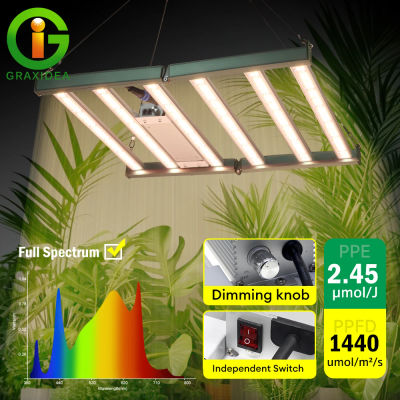 Luz LED de Espectro Completo para Plantas de 120W 200W 320W, Regulable, 4/6 Tiras, Luz Suplementaria para Crecimiento de Plantas en Invernadero