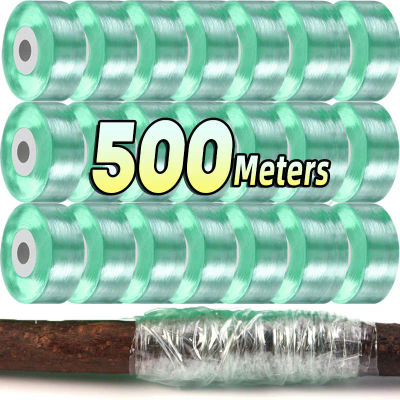 Rollo de cinta autoadhesiva de PE para injerto, película degradable, cintas de vivero para soporte de plantas, herramientas estirables para plantas de jardín