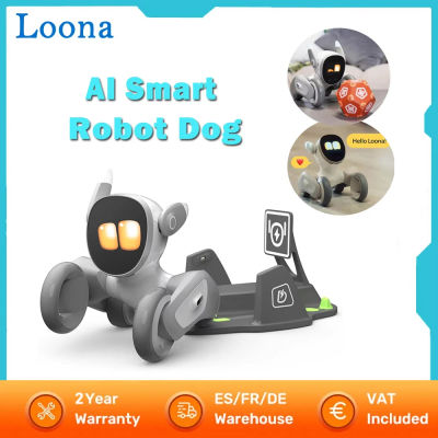 Loona KY004LN01 Robot Perro Inteligente Petbot con Cámara HD RGB, Navegación 3D ToF, Comandos de Voz, Juegos Interactivos Lex ChatGPT, Guardián del Hogar, Soporte Multi-idioma, 2GB RAM, 8GB ROM, para