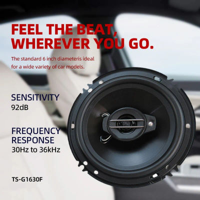 6 pulgadas 640W (2x320W) 3 vías Universal coche Coaxial música estéreo rango completo Hi-Fi coche camión puerta altavoces sistema de sonido envolvente