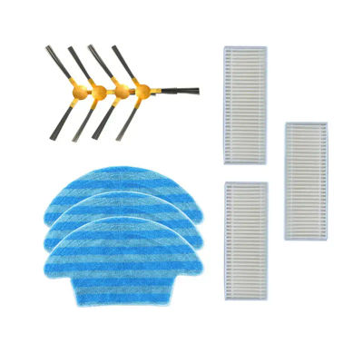 Cepillo Lateral de aspiradora, filtro HEPA, paño de mopa para IKOHS Netbot S12 Haier T550W /T560H DEXP MMB-300, piezas de Robot aspirador