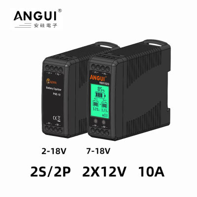 ANGUI KBX102S PNE PLC12V 24V Ecualizador de Baterías, Monitor de Baterías, Balanceador Activo, Pantalla de Voltaje, Conexión en Serie para Baterías de Plomo-Ácido y Li-ion