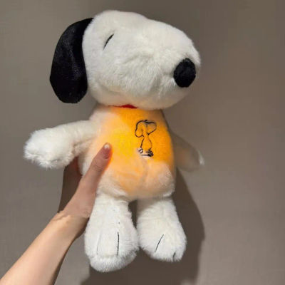 Nuevo Juguete de Peluche con Música y Luz para Bebés, con Sonidos Relajantes de Respiración y Diseño de Snoopy, el Mejor Regalo de Navidad
