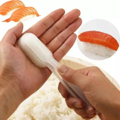 Molde para Sushi de mano DIY, molde para bola de arroz de buque de guerra individual, herramienta comercial para hornear buques de guerra de arroz de cocina japonesa para bebés