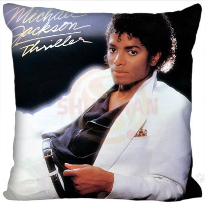 Fundas de almohada cuadradas personalizadas Super Star Michael Jackson con cremallera funda de almohada personalizada de moda 20x20cm 35x35cm 40x40cm Envío Directo