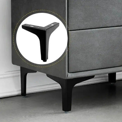 Patas Elevadoras de Metal Minimalistas Modernas | Paquete de 4 patas universales para muebles, sofá, gabinete, mesa