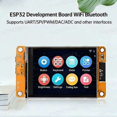 Placa de Desarrollo ESP32 con Pantalla Táctil LCD de 2.8 Pulgadas, Módulo WiFi y Bluetooth para Arduino