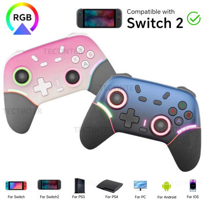 Controlador inalámbrico con Bluetooth para Nintendo Switch 2/PS3/PS4, mando para consola, teléfono inteligente Android/IOS, joystick para PC