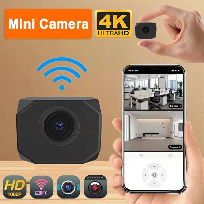Cámara WiFi 4K HD, Punto de Acceso AP, Monitor Remoto, Videocámara Pequeña Portátil, Vigilancia de Seguridad en el Hogar, Visualización en Tiempo Real, Cámara Inteligente