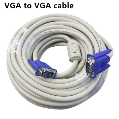 Cable VGA macho a macho para Monitor de ordenador línea de extensión de datos HD proyector vídeo línea más larga 1,5 m 3m 5m