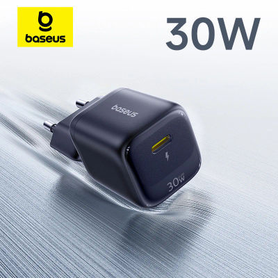 Cargador de Teléfono Baseus de 30W, Cargador USB C con PD3.0, QC3.0, PPS, Carga Rápida para iPhone 17, 16, 15, 1 Pro Max, iPad, Xiaomi, Cargador Rápido GaN