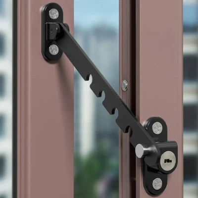 Cerradura de ventana para niños, limitador de ventana interior, tapón de posición, puerta de seguridad para el hogar, cerradura de marco para ventanas, protección de seguridad para bebés