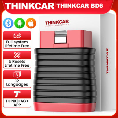 THINKCAR BD6 obd2 con Bluetooth, escáner inalámbrico para todos los sistemas, para iOS y Android, 5 reajustes, 10 piezas