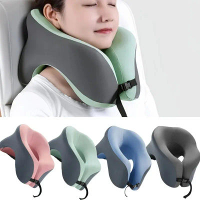 Almohada de Viaje en Forma de U 2026, Almohada de Espuma Viscoelástica para Dormir, Almohada para Siesta en la Oficina, Almohada para el Cuello en el Avión, Soporte Ergonómico para la Cabeza