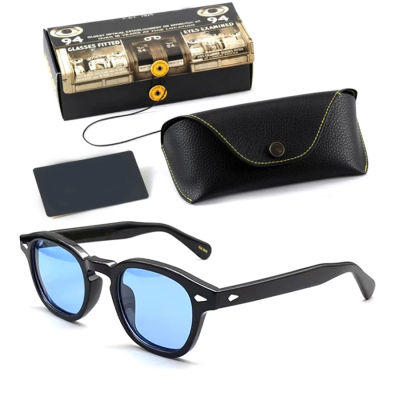 Gafas de sol Johnny Depp para hombre y mujer, gafas de sol polarizadas estilo Lemtosh, montura de acetato Vintage para hombre, gafas