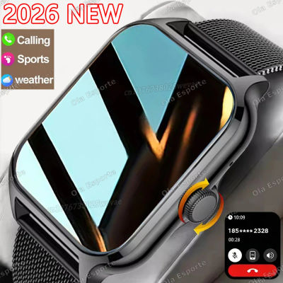 Nuevo Reloj Inteligente con Bluetooth, Llamadas, Cámara, Control de Múltiples Modos Deportivos, Monitor de Frecuencia Cardíaca, Oxígeno en Sangre y Sueño