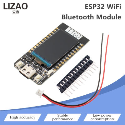 Módulo LIZAO ESP32 TTGO T-Display con Pantalla LCD de 1.14'', Conectividad Inalámbrica WiFi y Bluetooth, Microcontrolador con 4MB de Memoria Flash