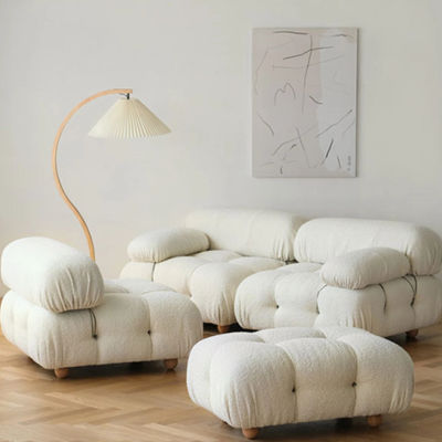 Sofá Minimalista Modular, Muebles de Sala de Estar para Apartamentos Pequeños, Sofá con Reposabrazos