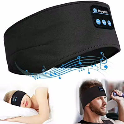 Máscara para dormir con Bluetooth, auriculares para dormir, diadema fina, suave, elástica, cómoda, auriculares inalámbricos para música, máscara para ojos para dormir lateral