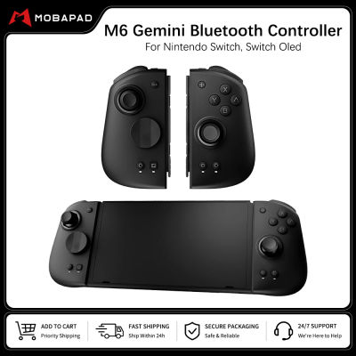MOBAPAD M6 Gemini: mando inalámbrico Bluetooth para juegos, con joystick de alta sensibilidad, compatible con Nintendo Switch / Switch OLED.