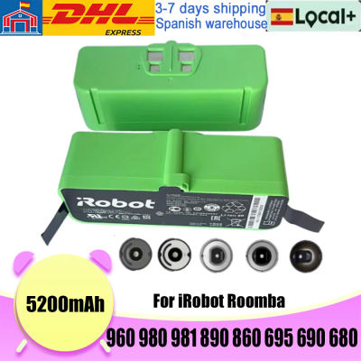 Batería Original de 14.4V 1800mAh para iRobot Roomba, Aspiradora de las Series 500 600 700 800, iRobot Roomba 620 770 780 580