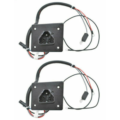 Receptáculo de cargador para EZGO TXT/RXV, carrito de Golf de 48V con cargador Delta-Q 602529, 2 unidades