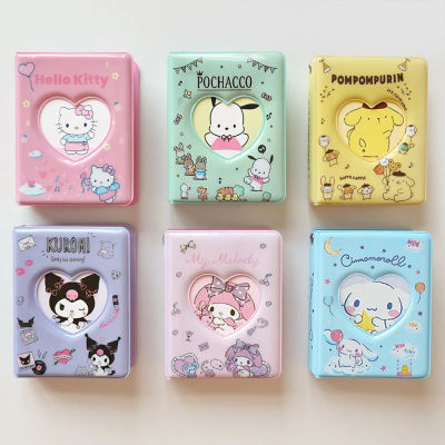 Nuevo álbum de tarjetas Sanrio Kuromi KT Cat Polaroid de 3 pulgadas, almacenamiento y protección de tarjetas pequeñas, carpeta de tarjetas, adornos, regalos
