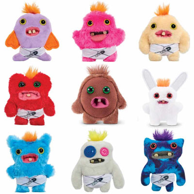 Muñeco de Peluche Baby Fuggler, Monstruo Feo Fuggler, REEK-O, Ojos Grandes, Personaje Extraño, Sasquoosh, Juguete de Peluche Suave y Pequeño con Caja