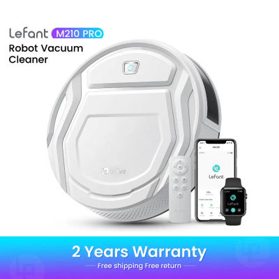 Aspiradora robot LEFANT M210 Pro con mando a distancia, 2200 Pa, 120 min, 6 modos de limpieza, Wi-Fi/aplicación/Alexa, ideal para pelo de mascotas