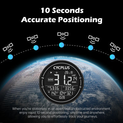 CYCPLUS M2 accesorios de bicicleta GPS ordenador de bicicleta inalámbrico ANT + Bluetooth velocímetro impermeable bicicleta Cyclocomputer