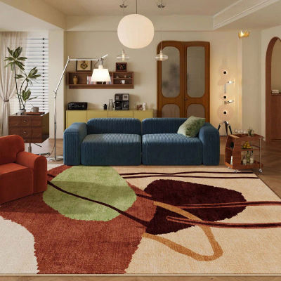 Alfombras de Estilo Nórdico para Dormitorio, Arte Abstracto, Decoración de Sala de Estar, Alfombra Grande Lavable para el Hogar, Alfombra Suave Antideslizante para Estudio