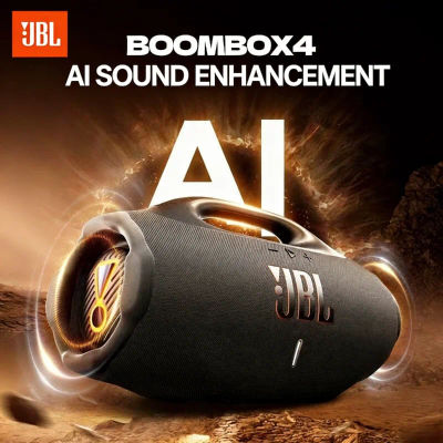 Altavoz Inalámbrico JBL Boombox 4 Original, Resistente al Agua IP68, 34 Horas de Reproducción, Modos de Sonido AI, Bluetooth 5.4, Portátil para Exteriores