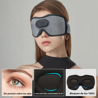 Auriculares con máscara para ojos para dormir Bluetooth de primera calidad: mezcla de auriculares para dormir en 3D, innovación para sonido, máscara para ojos Bluetooth para dormir