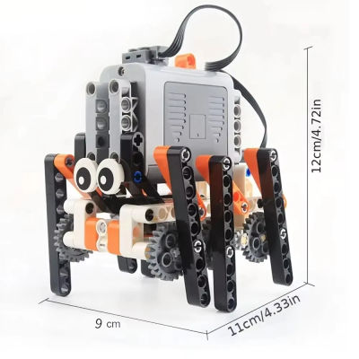 Juego de bloques de construcción de Robot para caminar, tecnología biónica Hexapod, Motor de potencia, educación DIY MOC, juguete de bloques de construcción para niños, regalo