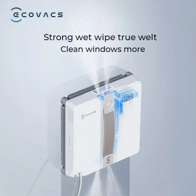 Original ECOVACS máquina de limpieza de ventanas WINBOT AIR MINI Robot de limpieza de ventanas 8000Pa aspiradora de vidrio 100V-240V