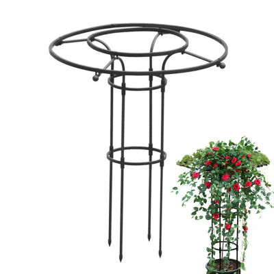 Estacas de soporte para plantas de 90cm/120cm/150cm/180cm/210cm, soporte de escalada de vid para plantas en macetas, herramientas de jardín, enrejado semicircular