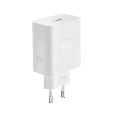 Cargador - Original OPPO SUPERVOOC Adaptador de alimentación EU Cargador 45W | 80W, Carga rapida, Cargador portatil para movil, sin cable de carga