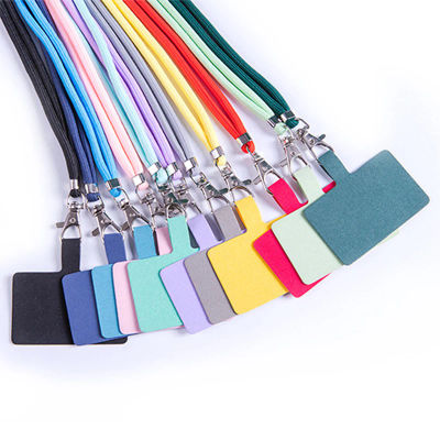 Cordón de teléfono de color adecuado para teléfonos iPhone Xiaomi Samsung con funda protectora de parche Universal y no afecta la carga