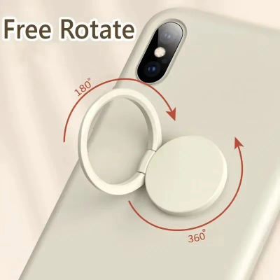 Soporte de anillo para dedo, agarre giratorio 360 para teléfono móvil, soporte magnético para coche, pegatina trasera para teléfono, soporte universal