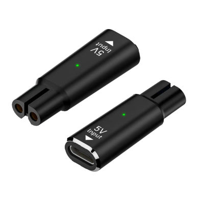Adaptador de Carga Tipo-C de 5V Compatible con Philips One Blade QP2724 QP2834 QP4530 QP1924, Cargador Portátil Tipo-C para Afeitadora
